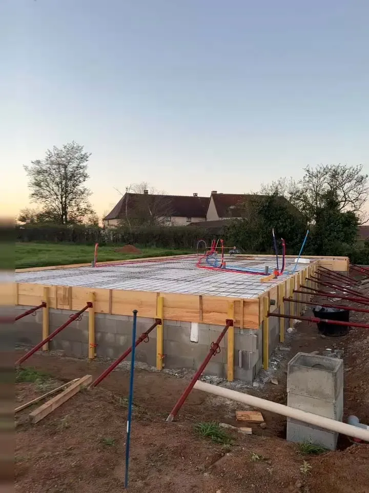 Fondations en béton