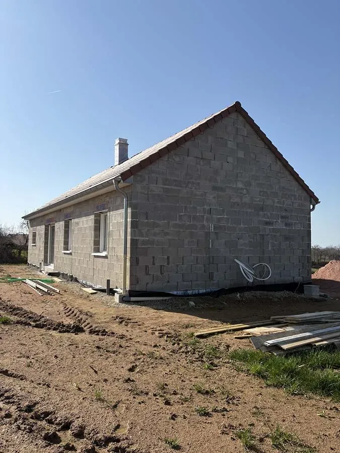 Maison en parpaings